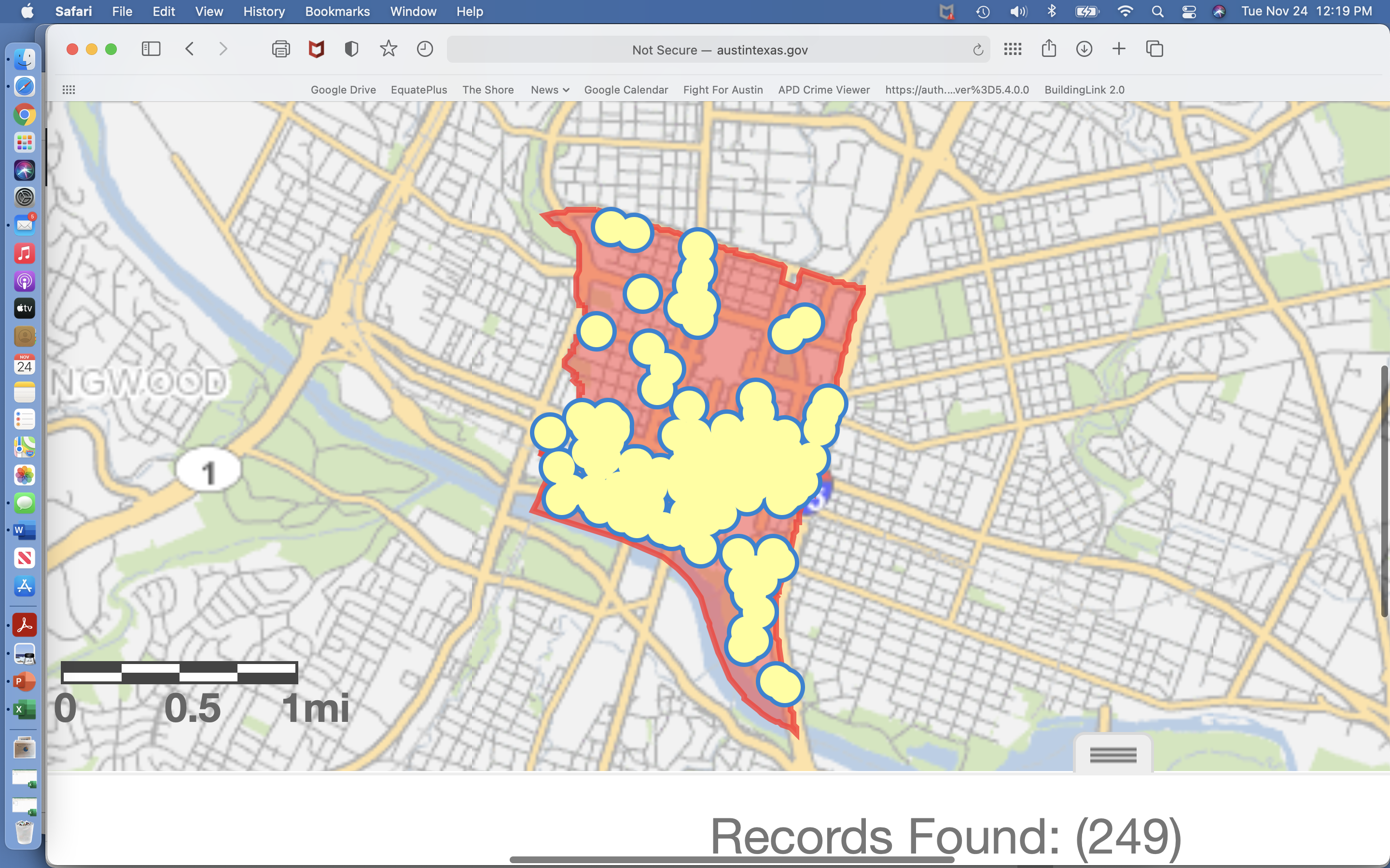 Crime in Downtown Austin – APD CrimeViewer – Waterloo to Austin